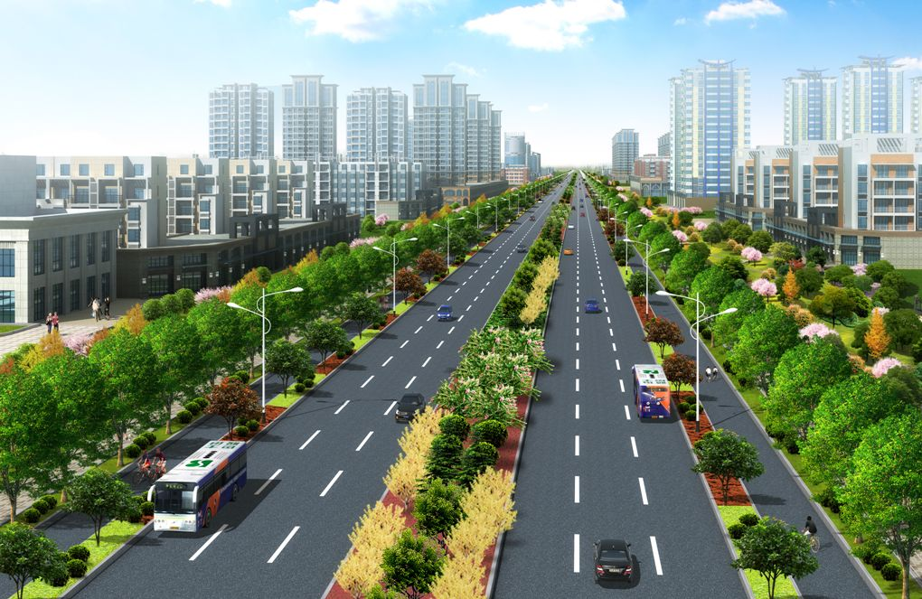 城市道路景觀(guān)特點(diǎn)與人性化設計